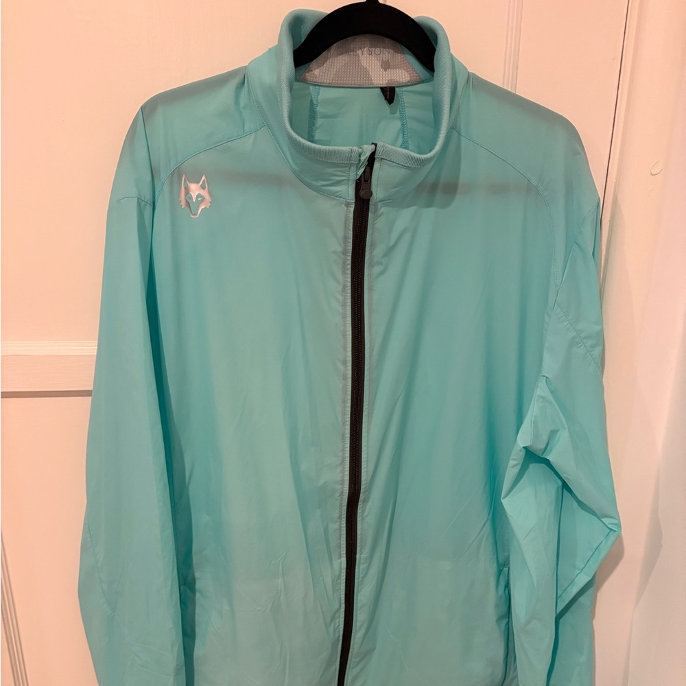 Greyson Trailwolf Players Club Windbreaker Jacket (XL, Mint)